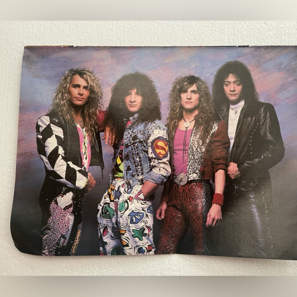 Vintage 80s White Lion pinup - Colorful Members